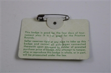 Gary Player Signed 1978 Masters Tournament SERIES Badge #5572 Inscribed 'Final Major' JSA ALOA