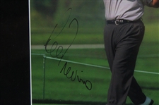 Lee Trevino Signed Photo w/Nameplate Framed JSA ALOA