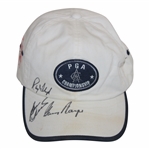 Player, Crenshaw, Floyd & Zoeller Signed PGA Championship At Atlanta Athletic Club Hat JSA ALOA