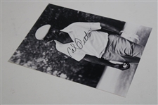 Calvin Peete Signed Black & White Photo JSA ALOA