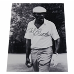 Calvin Peete Signed Black & White Photo JSA ALOA