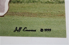Mark O'Meara Signed 1999 Jeff Emerson Post-Swing Photo JSA ALOA