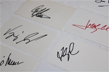 Sarazen, Weir, Couples & 9 Others Signed Index Cards JSA ALOA