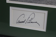Arnold Palmer Signed Cut w/Post Swing Follow Through 1965 Ryder Cup Photo - Framed JSA ALOA