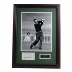 Arnold Palmer Signed Cut w/Post Swing Follow Through 1965 Ryder Cup Photo - Framed JSA ALOA