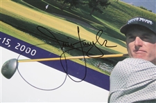 Jim Furyk Signed 2000 Las Vegas Invitational Poster - 3 Time Champion JSA ALOA