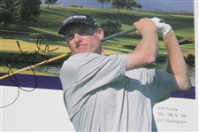 Jim Furyk Signed 2000 Las Vegas Invitational Poster - 3 Time Champion JSA ALOA