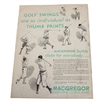 1931 Western Open Golf Championship At Miami Valley Golf Club Program