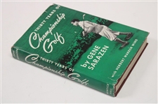 Gene Sarazen Signed 1950 'Thirty Years Of Championship Golf' First Edition JSA ALOA