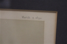 Mr. John Ball jun' March 1892 Vanity Fair Print - Framed