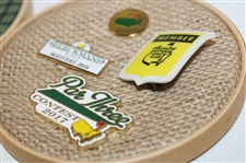 Eight (8) Masters Tournament Pins Including a Member Badge & More