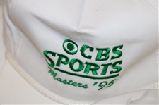 Five (5) Masters Tournament CBS Sports Hats From Years 1992, 1994, 1995, 1995 & 2001