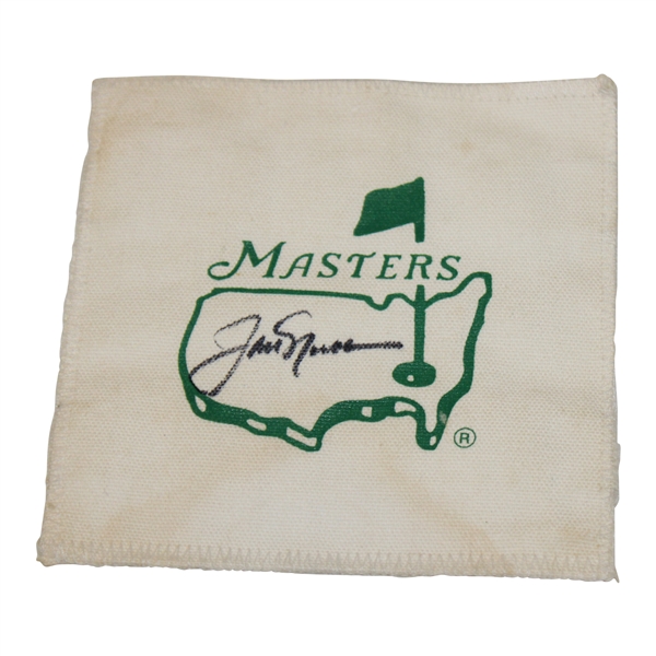 Jack Nicklaus Signed Masters Tournament Caddie Patch JSA ALOA