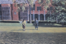 Bobby Jones At Nassau Country Club 1923 Print George T Lawrence - Framed