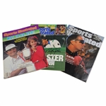 Ray Floyd , Nick Faldo & David Duval Signed Sports Illustrated Magazines JSA ALOA