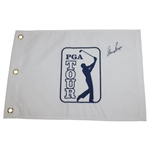 Player, Trevino, Mize & Weir Signed PGA Tour Embroidered White Flags JSA ALOA