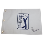 Player, Trevino, Mize & Weir Signed PGA Tour Embroidered White Flags JSA ALOA