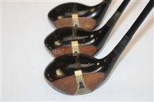 Spalding Bobby Jones Signature Fancy Face Woods - Driver, 2-Wood & 3 Wood