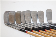 Spalding Kro-Flite Cushion Neck Bobby Jones Signature 2-9 Iron Set w/Calamity Jane Putter