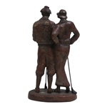 Austin Sculpture Male & Female Golfer Holding A Club