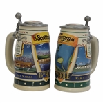 Two Michelob Ultra Beer Steins, TPC Scottsdale 15th Hole & TPC Sawgrass 17th Hole 