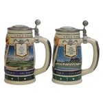 Two Michelob Ultra Beer Steins, TPC Scottsdale 15th Hole & TPC Sawgrass 17th Hole 
