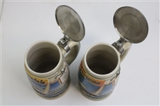 Two Michelob Ultra Beer Steins, TPC Scottsdale 15th Hole & TPC Sawgrass 17th Hole 