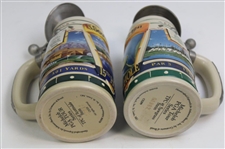 Two Michelob Ultra Beer Steins, TPC Scottsdale 15th Hole & TPC Sawgrass 17th Hole 