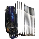 Joe Dimaggios Personal Hawaiian Open Bag w/Ping Iron Set & Personal Tie