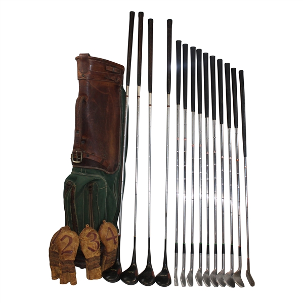 Leo Durochers Personal Robert T Jones Kro Flite Iron Set In Bag