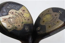 Leo Durocher's Personal Robert T Jones Kro Flite Iron Set In Bag