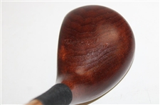 Tom Stewart Babe Zaharias Foundation Reproduction Wood Made w/Zaharias Personal Block