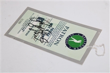 Payne Stewart Signed 1997 BellSouth Classic Patron Ticket #01386 JSA ALOA