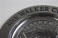 2005 The Walker Cup at Chicago Golf Club Pewter Plate in Original Box