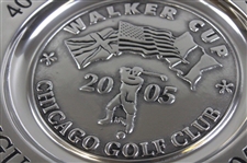 2005 The Walker Cup at Chicago Golf Club Pewter Plate in Original Box