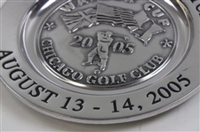 2005 The Walker Cup at Chicago Golf Club Pewter Plate in Original Box