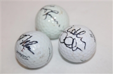 Kurt Russell, Craig T. Nelson & Anthony Anderson Signed Golf Balls JSA ALOA