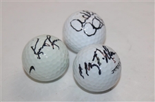 Kurt Russell, Craig T. Nelson & Anthony Anderson Signed Golf Balls JSA ALOA