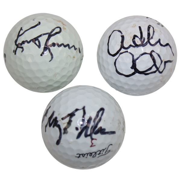 Kurt Russell, Craig T. Nelson & Anthony Anderson Signed Golf Balls JSA ALOA