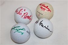 Al Geiberger, Hale Irwin, Justin Rose & ChiChi Signed Golf Balls JSA ALOA