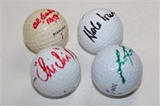 Al Geiberger, Hale Irwin, Justin Rose & ChiChi Signed Golf Balls JSA ALOA