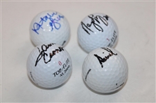 Annika Sorenstam, Natalie Gulbis, Nancy Lopez & Joanne Carner Signed Golf Balls JSA ALOA