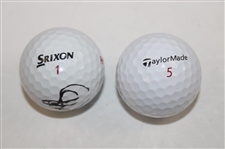 Charl Schwartzel & Martin Kaymer Signed Golf Balls JSA ALOA