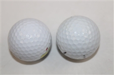 KJ Choi & Ryu Ishikawa Signed Golf Balls JSA ALOA