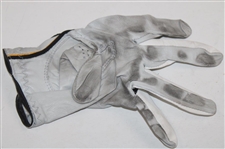 Ian Poulter Match Used Golf Glove with 2011 US Open Locker Room Locker Plate