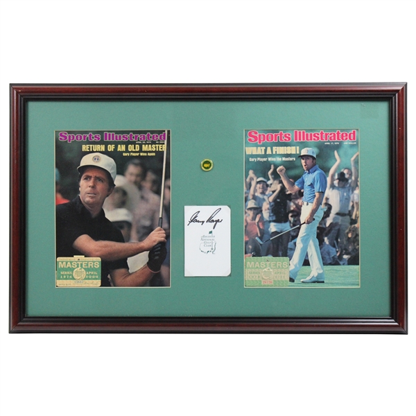 Gary Player Masters Presentation Piece JSA ALOA