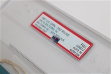 Jack Nicklaus Signed 1967 US Open at Baltusrol 2nd Rd Ticket PSA/DNA Good 2 AUTO 10