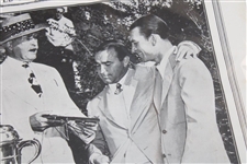 1941 Illustrated Current News at Finish of Miami International Four-Ball Tournament Print