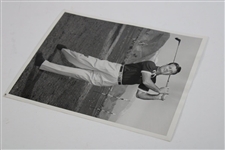 Original Alex Morrison 8x10 Jimmy Demaret Post Swing Photo