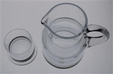 The International Golf Tournament Glass Pitcher with Glass Cup